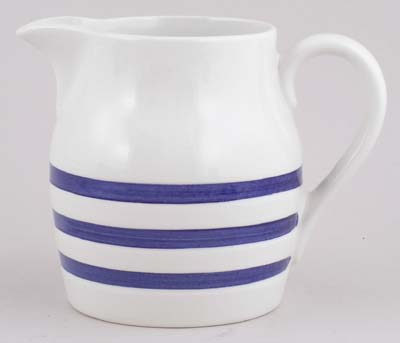 Jug or Pitcher Hooped Churn Dark Blue